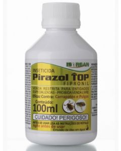 Pirazol Top 100ml - Solução Oleosa - Elimina Carrapatos e Pulgas - Agro Rei 