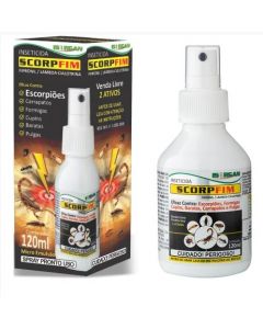 ScorpFim - 120ml - Escorpiões, baratas, formigas, cupins, carrapatos, pulgas, etc