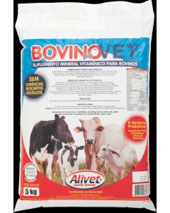 Suplemento mineral Bovinovet Saco 5kg- Alivet 
