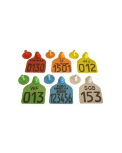 Brinco de Identificação Animal Grande - Kit com 50 Un