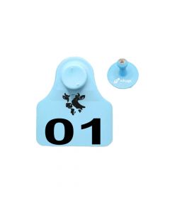 BRINCO PEQUENO PERSONALIZADO IDENTIFICAÇÃO ANIMAL ALLTAGS - 50 UNIDADES