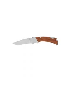 Canivete Cimo Huffero 80 Inox com Cabo de Madeira e Clip