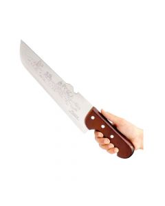 Faca Cimo 660/PQ Inox com Cabo de Madeira