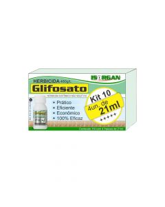 Mata Mato Herbicida Glifosato 480g/L (48%) - Kit 4 x 21ml.