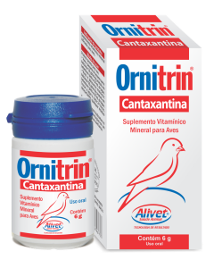 Suplemento vitamínico mineral Ornitrin Cantaxantina - Alivet 