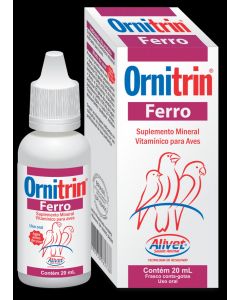 Suplemento vitamínico mineral Ornitrin Ferro - Alivet 