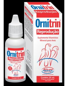 Suplemento vitamínico mineral Ornitrin Reprodução - Alivet 