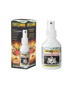 ScorpFim 120mL - Inseticida para Escorpiões, Baratas, Formigas, Cupins, Carrapatos e Pulgas