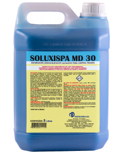 Detergente Desincrustante Alcalino para Limpeza Pesada Soluxispa MD 30 - 5lt