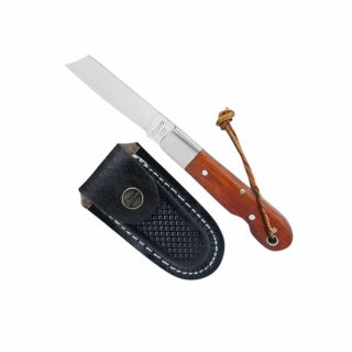 Canivete Cimo Inox com Cabo de Madeira e Bainha