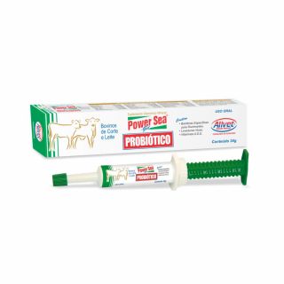 Suplemento Vitamínico Mineral com Pasta Probiótica para Bovinos - Seringa 34g - Alivet